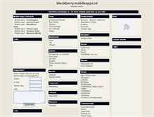 Tablet Screenshot of blackberry.mobileapps.nl